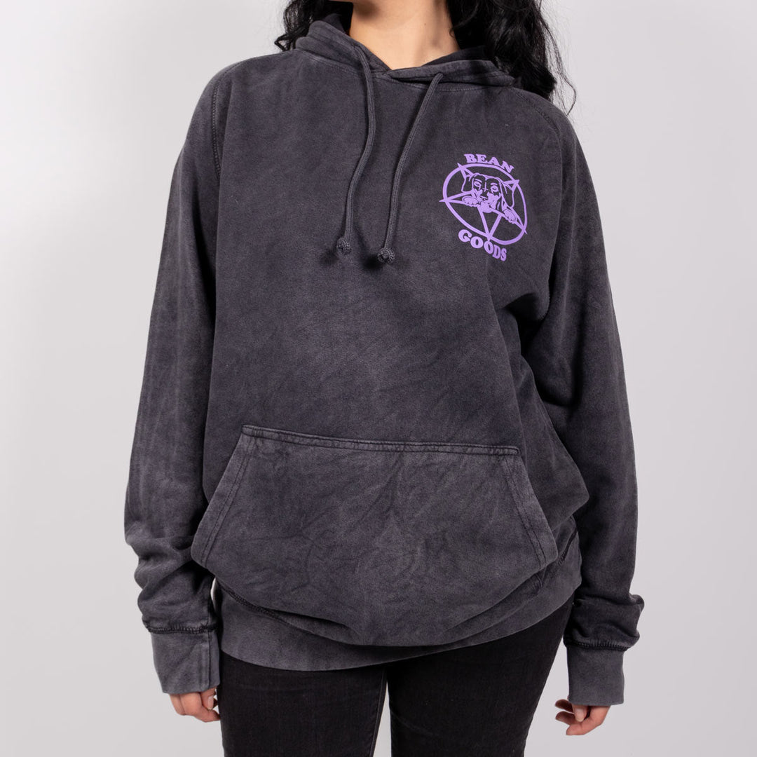 wiener worship unisex hoodie | vintage wash - bean goods