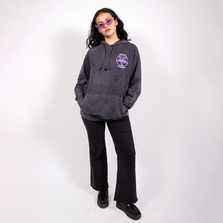 wiener worship unisex hoodie | vintage wash - bean goods