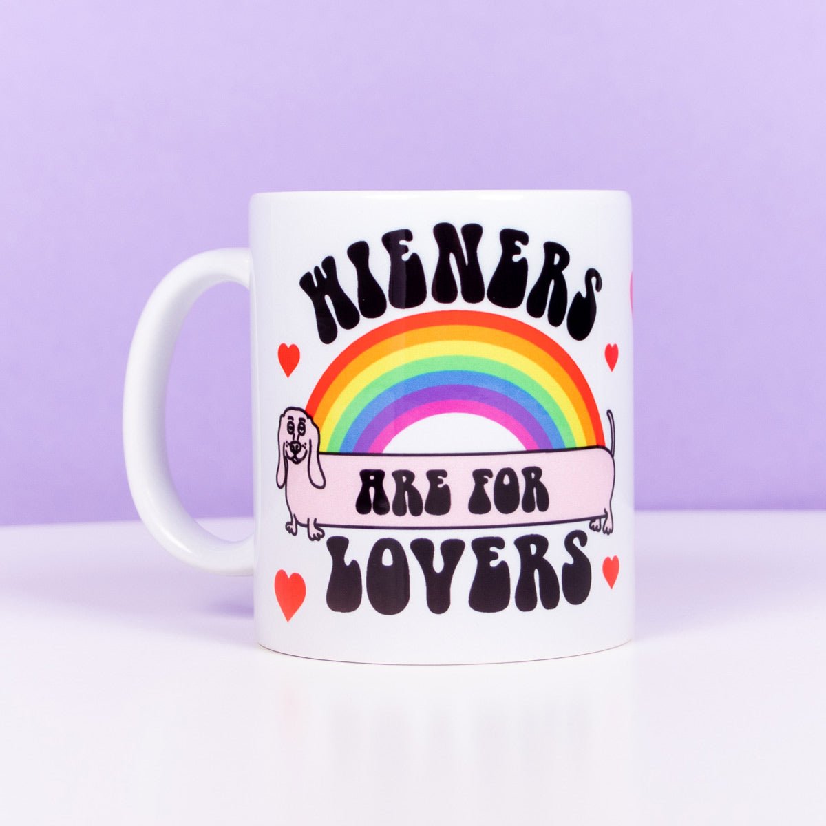 wieners are for lovers mug - bean goods