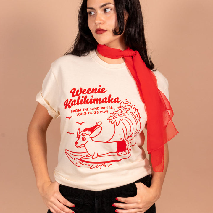 weenie kalikimaka unisex tee