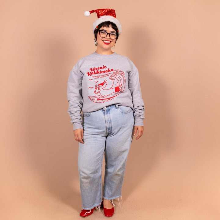 weenie kalikimaka unisex crew sweatshirt