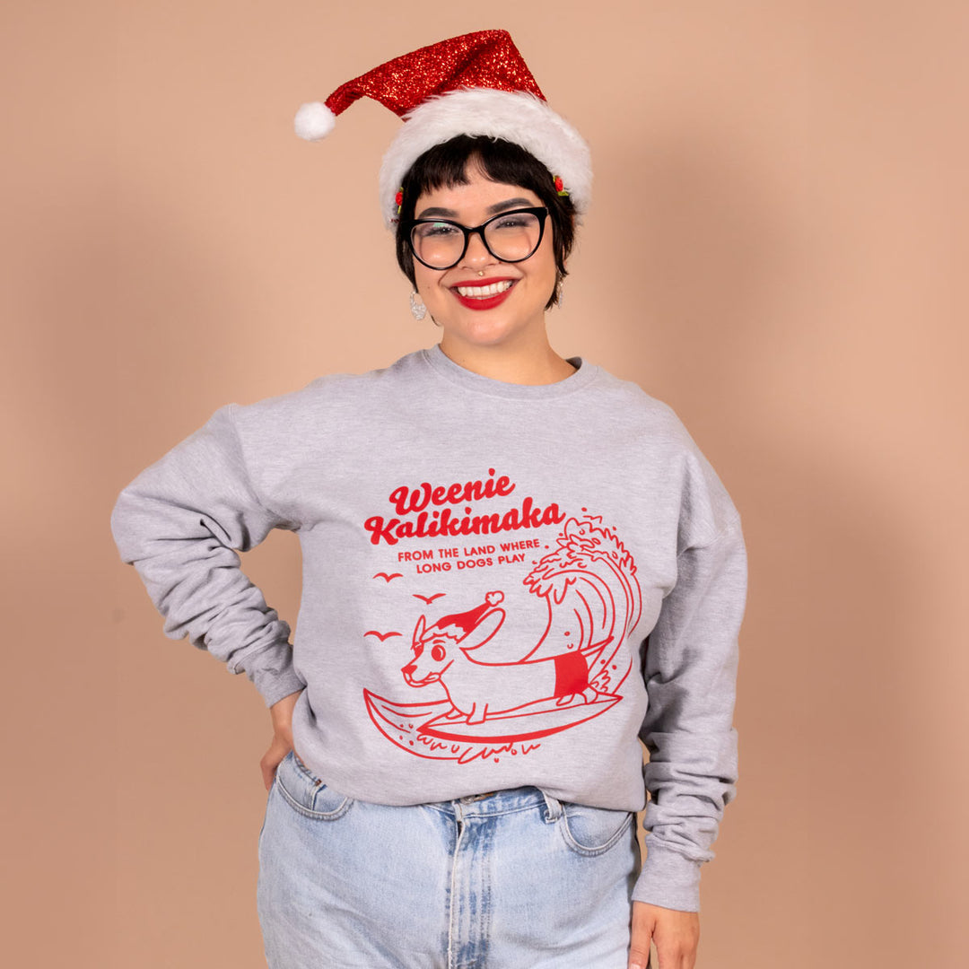 weenie kalikimaka unisex crew sweatshirt