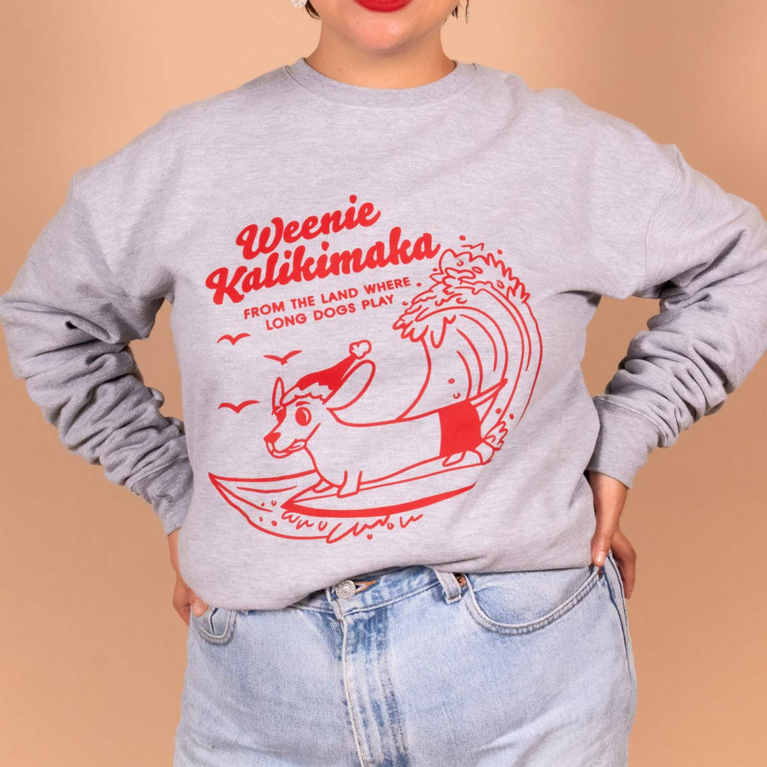 weenie kalikimaka unisex crew sweatshirt