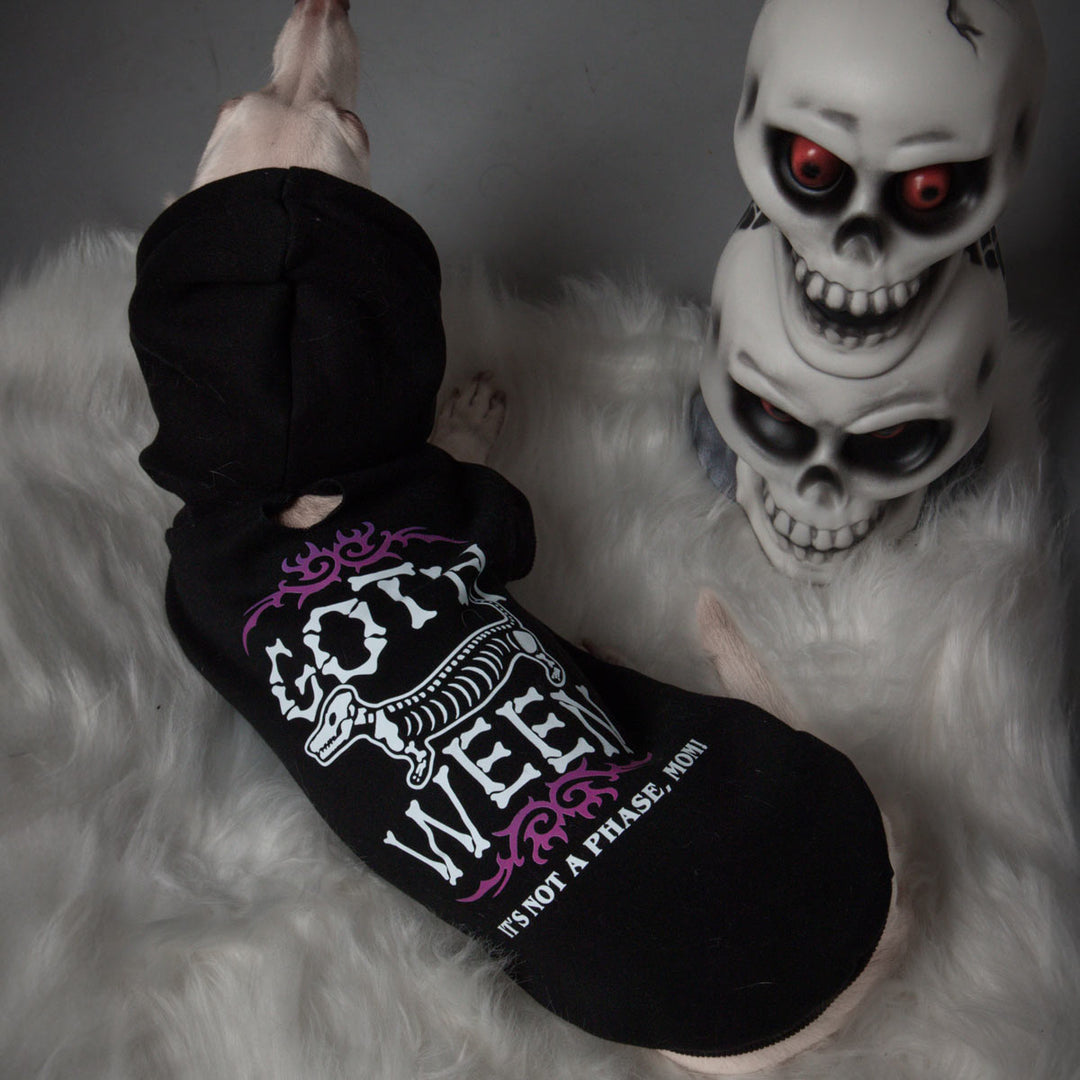 goth ween doxie hoodie