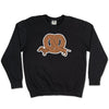pretzel ween unisex crew | black