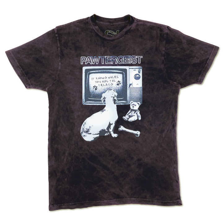 pawtergeist unisex tee | black mineral wash