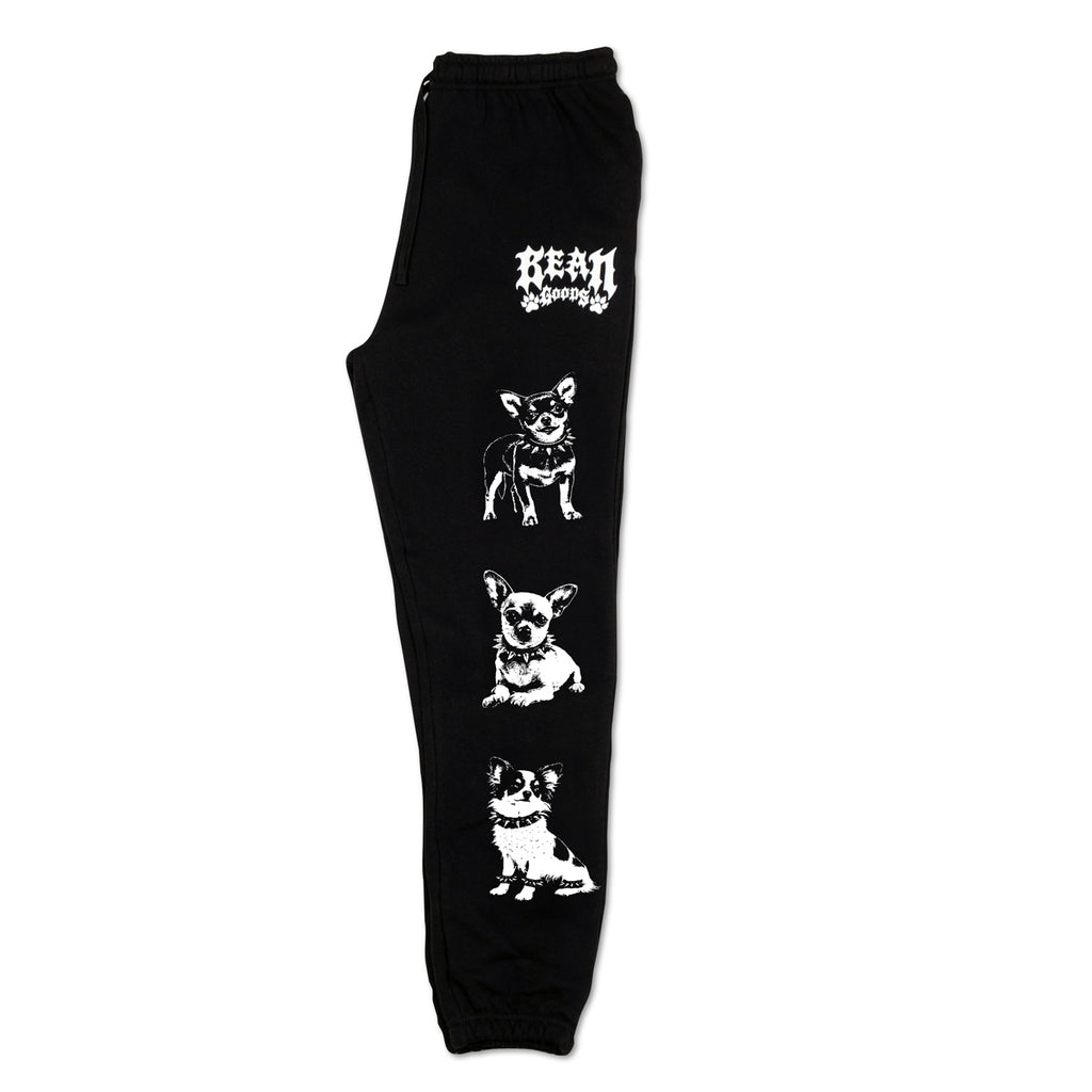 heavy metal hounds sweatpants | dachshund clothing and accessories