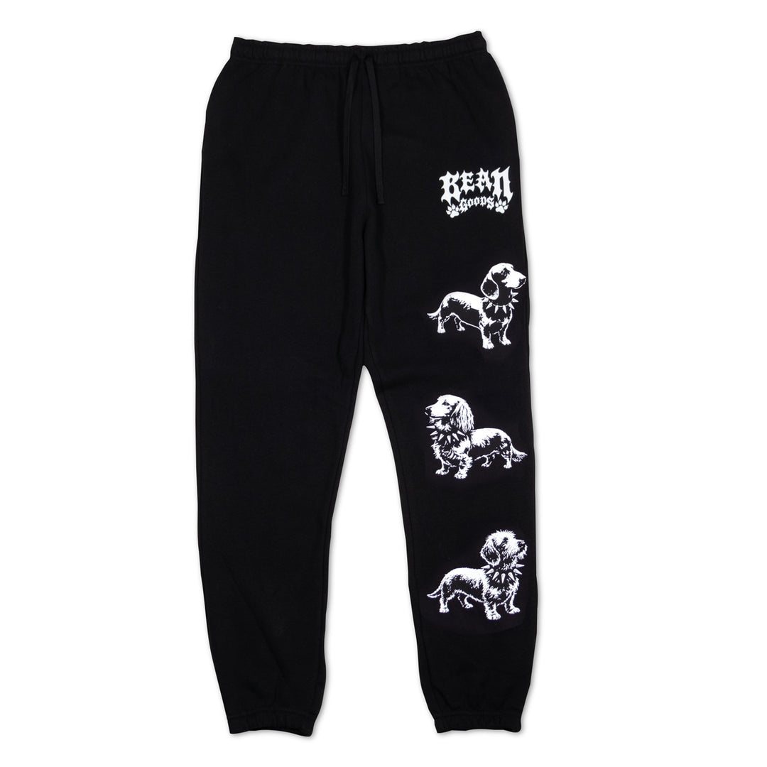 heavy metal hounds unisex scrunch sweatpants | dachshund