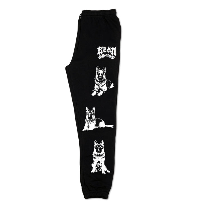heavy metal hounds unisex scrunch sweatpants | german shepherd