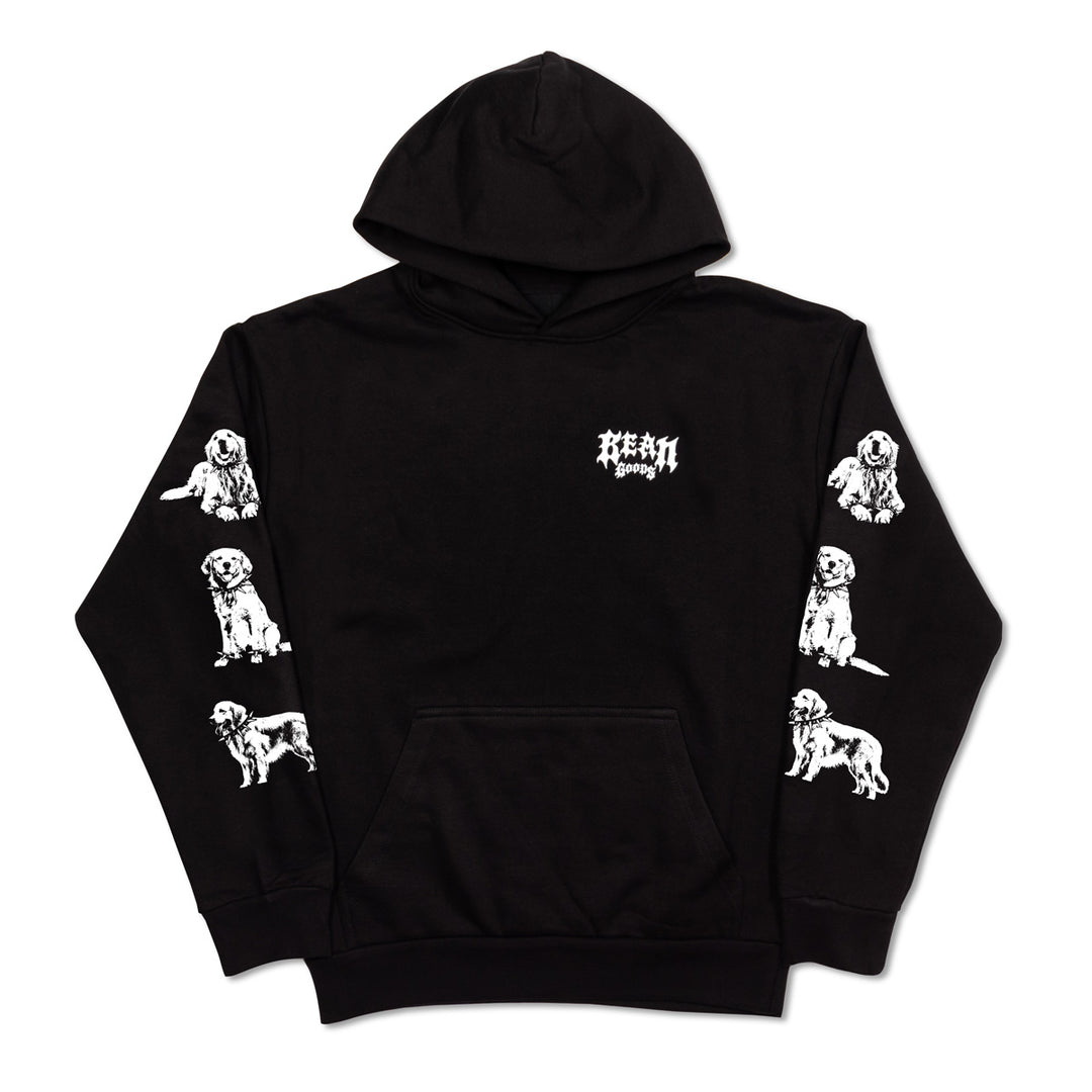 heavy metal hounds unisex hoodie | golden retriever