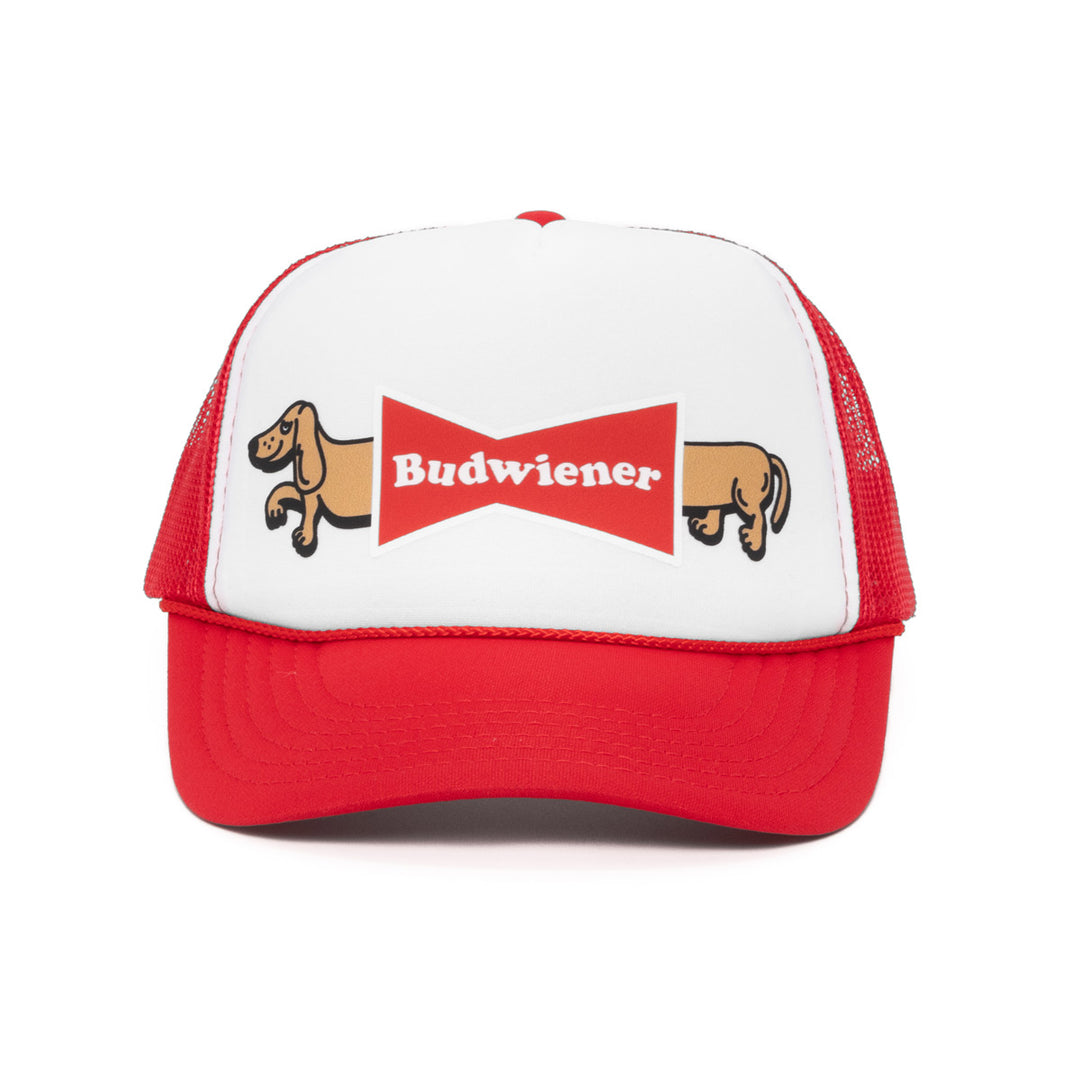 budwiener trucker hat & koozie bundle