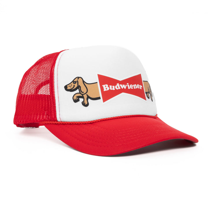 budwiener trucker hat & koozie bundle