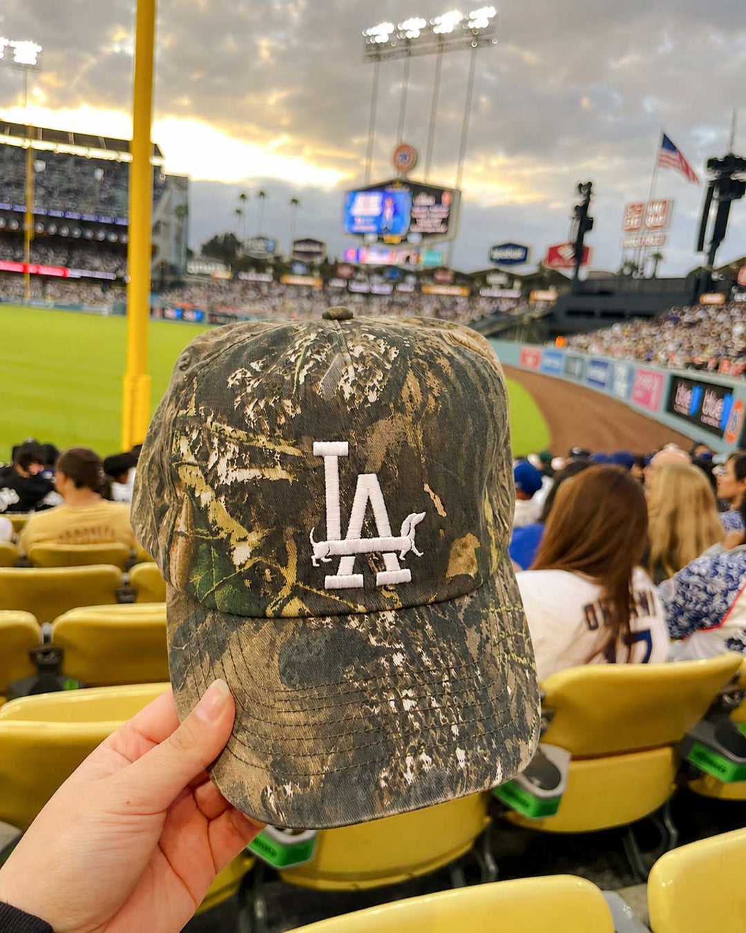 *pre-order* LA weens embroidered dad hat | camo