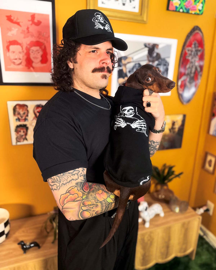 crimson ween doxie hoodie