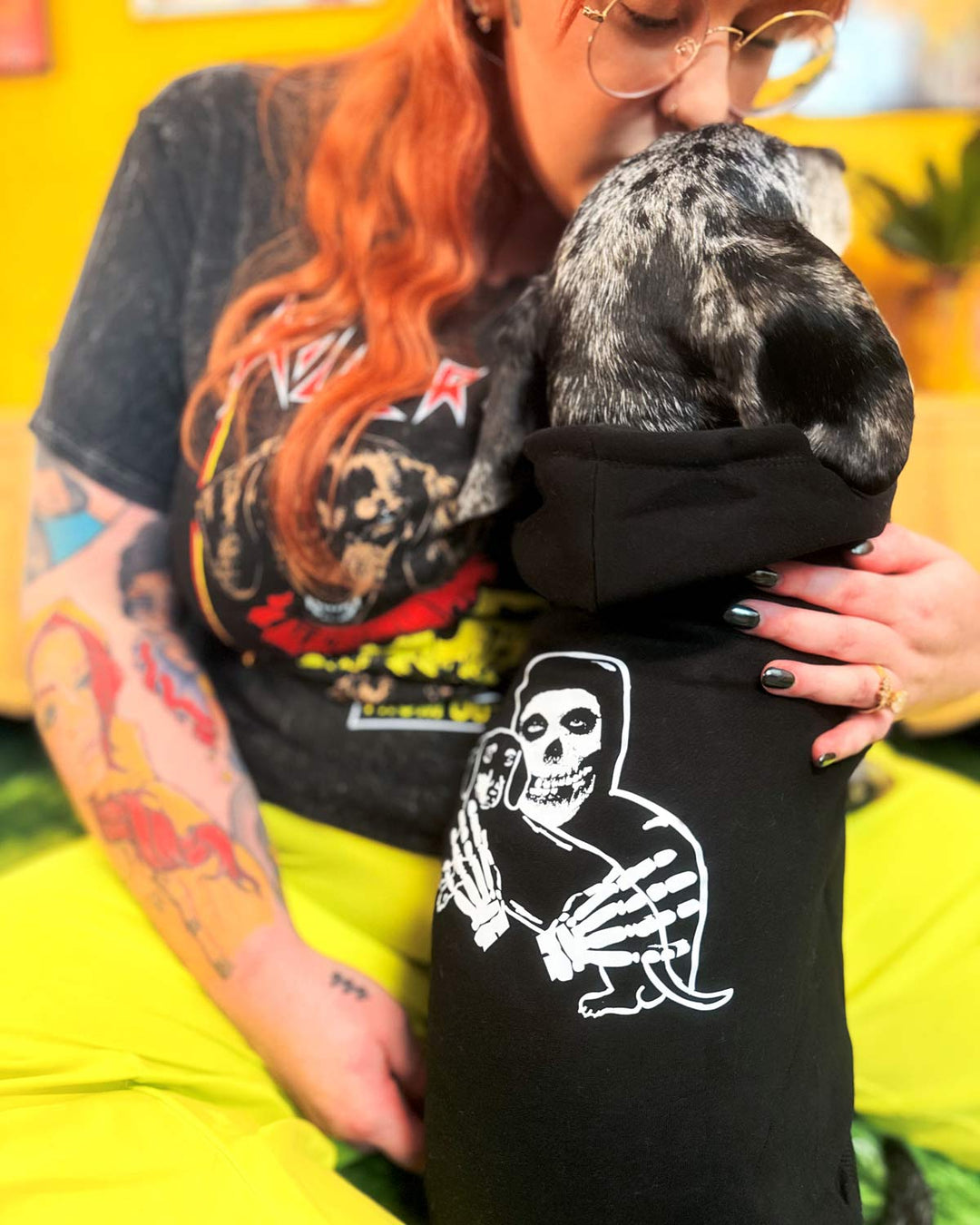 crimson ween doxie hoodie