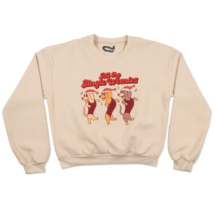 all the jingle weenies boxy crew sweatshirt