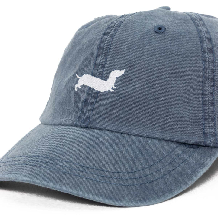 bean goods basics embroidered dad hat | indigo