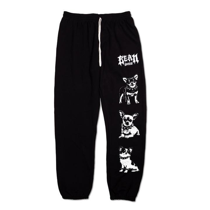 heavy metal hounds unisex scrunch sweatpants | chihuahua
