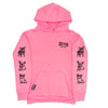 heavy metal hounds unisex hoodie | chihuahua | ween pink