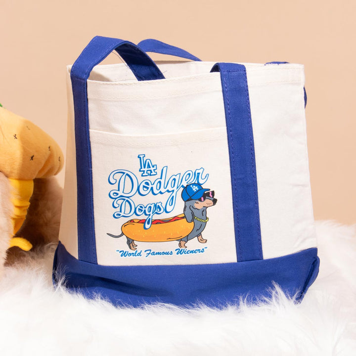 LA dodger dogs mini tote