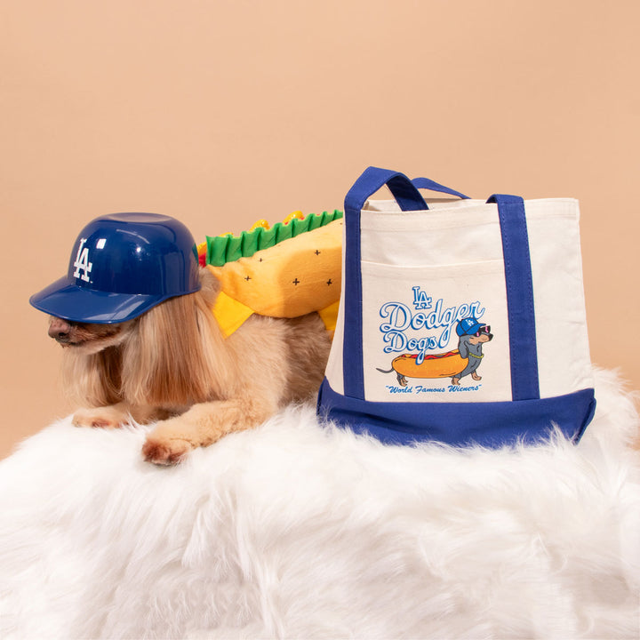LA dodger dogs mini tote