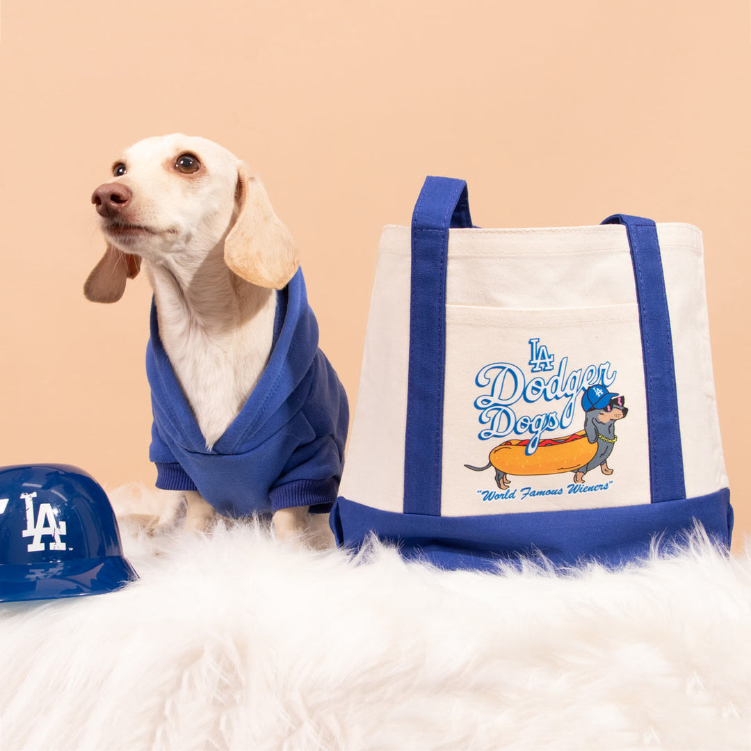 LA dodger dogs mini tote