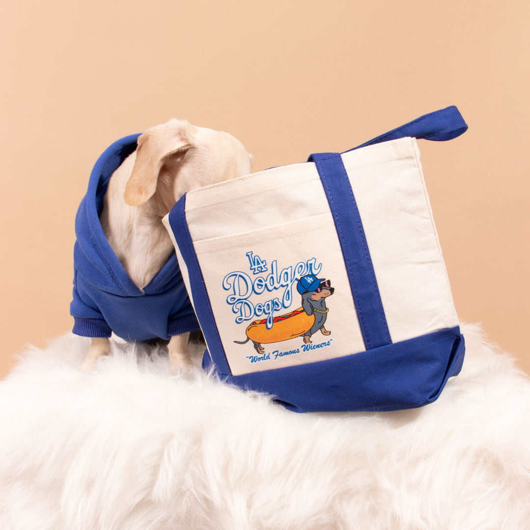 LA dodger dogs mini tote