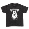 shih tzu unisex tee | midnight mineral wash