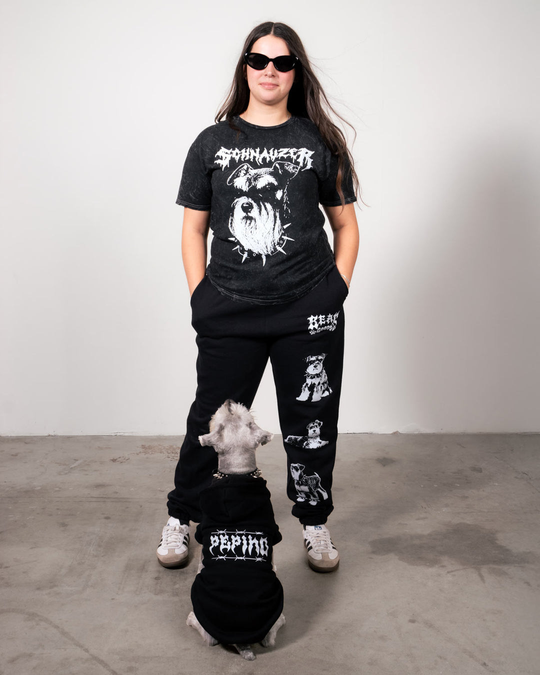 schnauzer unisex tee | midnight mineral wash