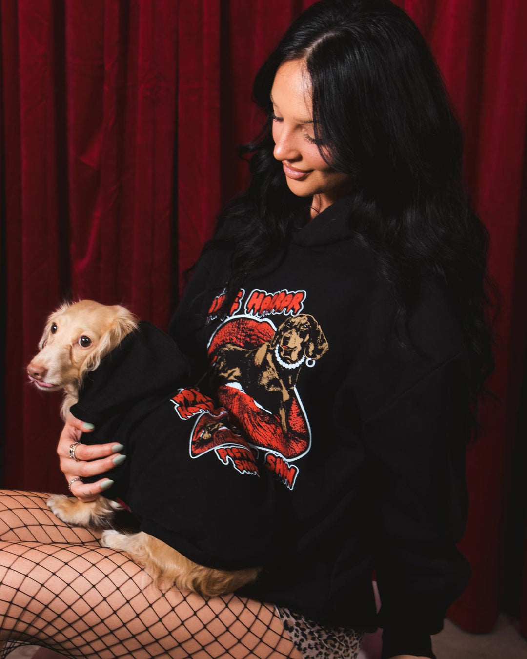 doxie horror picture show doxie hoodie