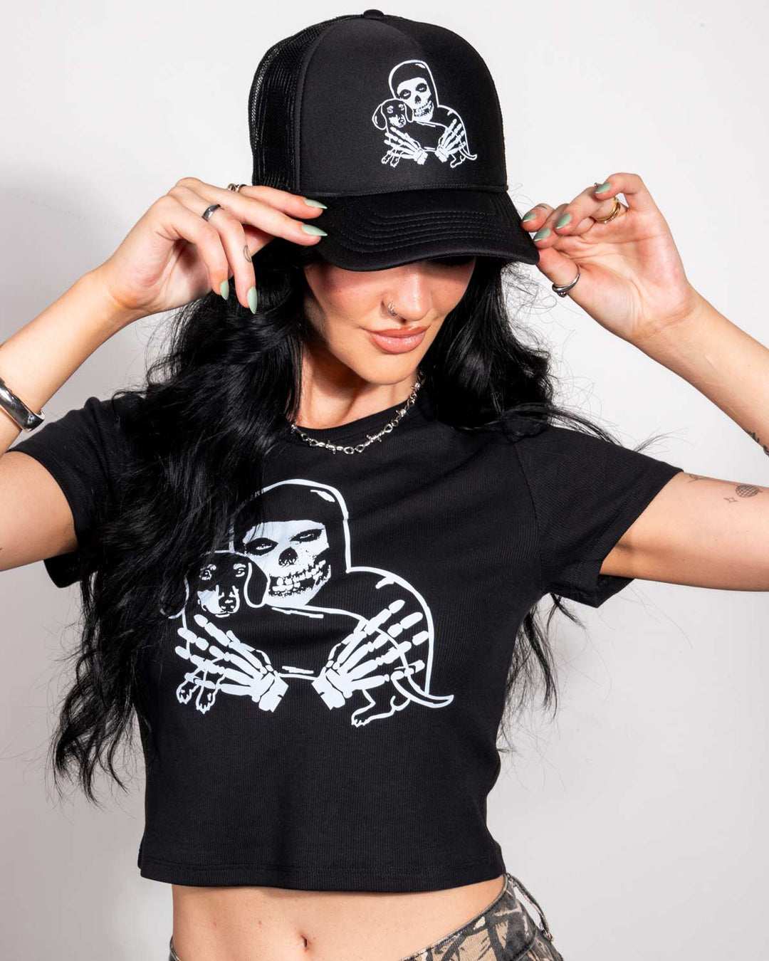 crimson ween trucker hat