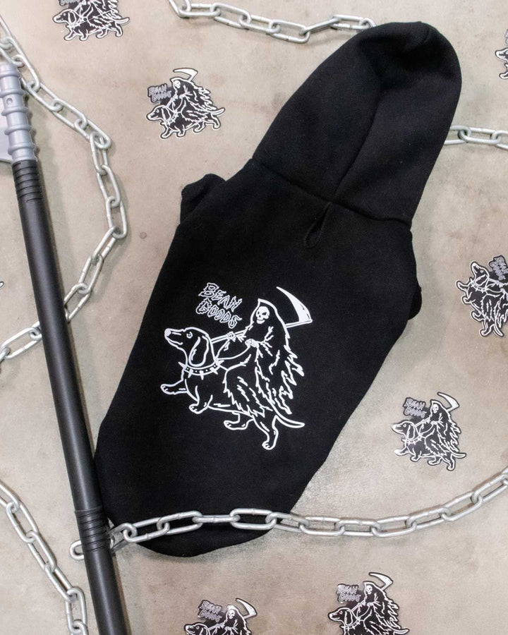 grim reaper doxie hoodie