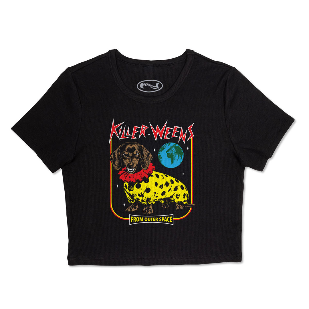 killer weens ribbed cropped tee | bean goods