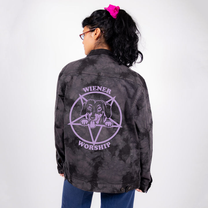 build your own denim jacket | tie-dye