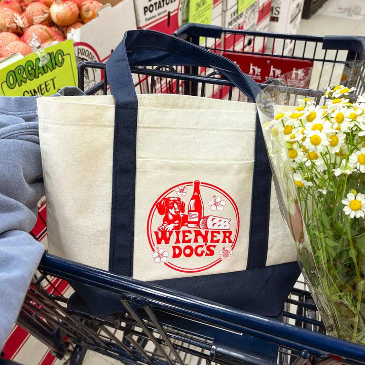 wiener dog’s mini tote