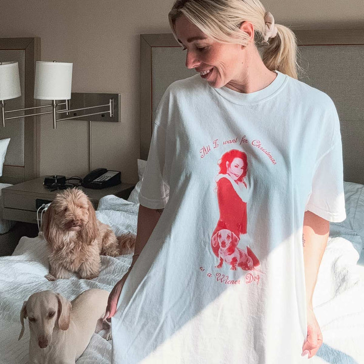 all i want for christmas unisex tee - bean goods