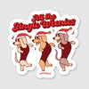 all the jingle weenies sticker