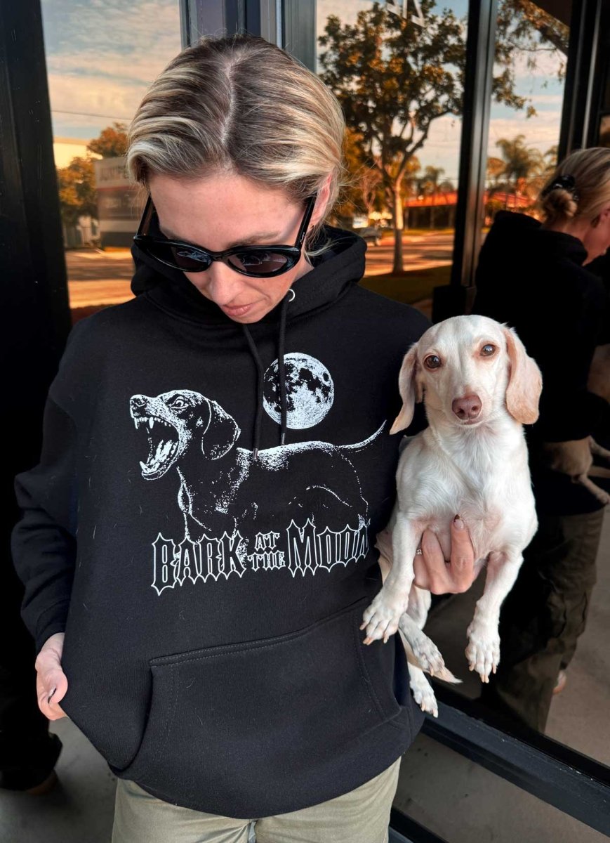 bark at the moon unisex hoodie - bean goods
