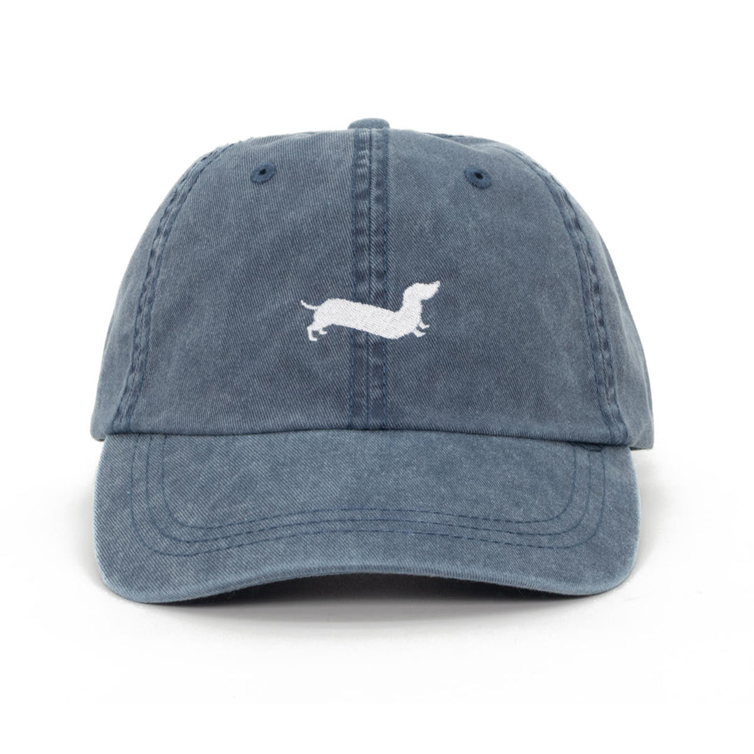 bean goods basics embroidered dad hat | indigo - bean goods