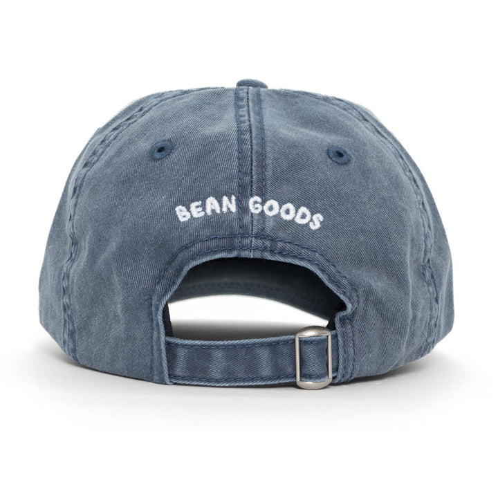 bean goods basics embroidered dad hat | indigo - bean goods
