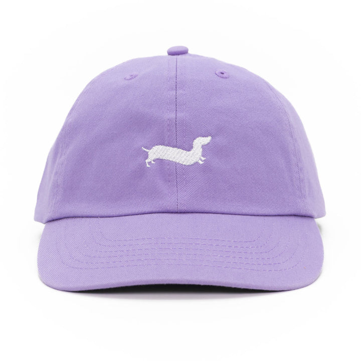 bean goods basics embroidered dad hat | puppy purple - bean goods