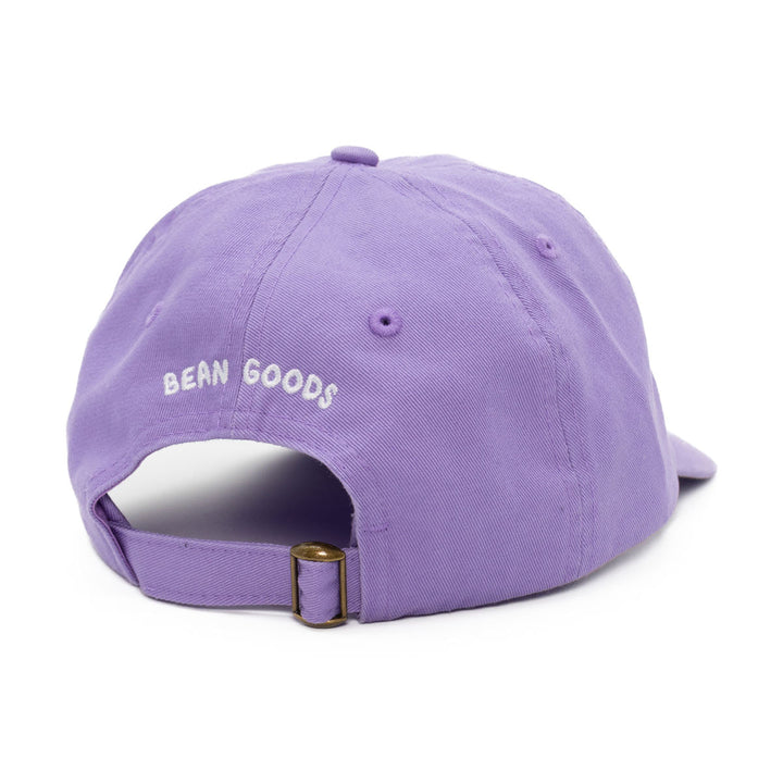 bean goods basics embroidered dad hat | puppy purple - bean goods