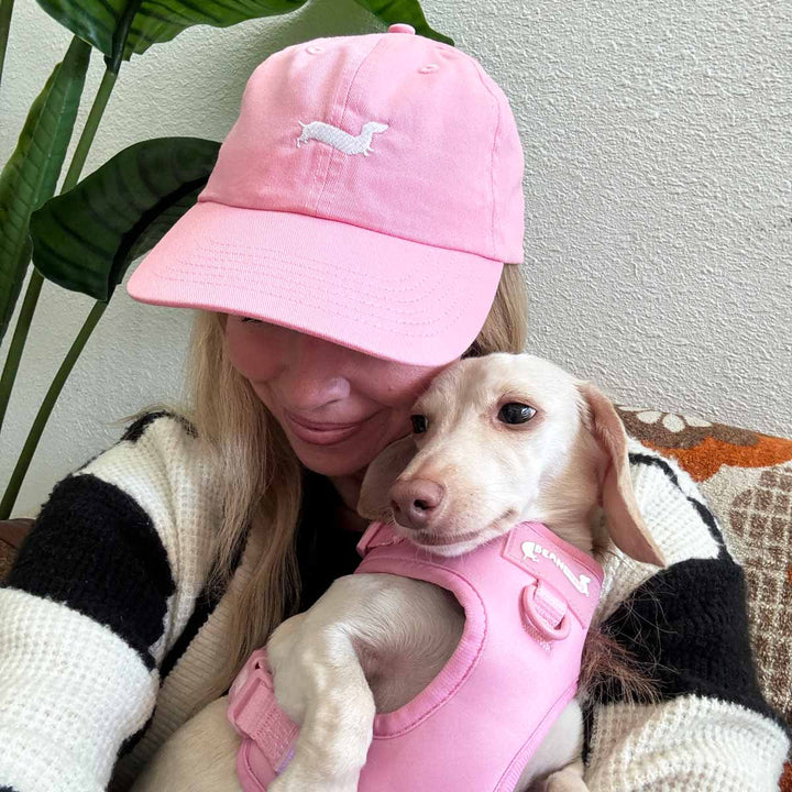 bean goods basics embroidered dad hat | ween pink - bean goods