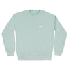 bean goods basics | embroidered unisex premium crew sweatshirt | sage