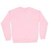 bean goods basics | embroidered unisex premium crew sweatshirt | ween pink