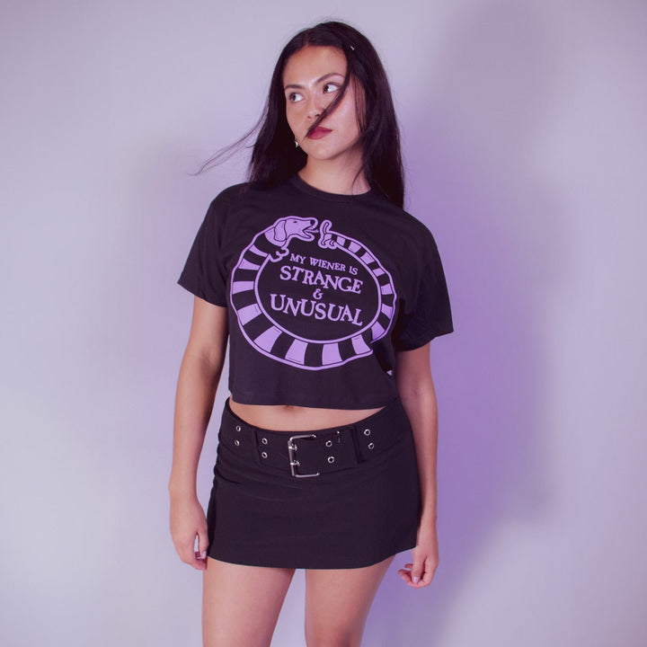 beetleween cropped tee - bean goods