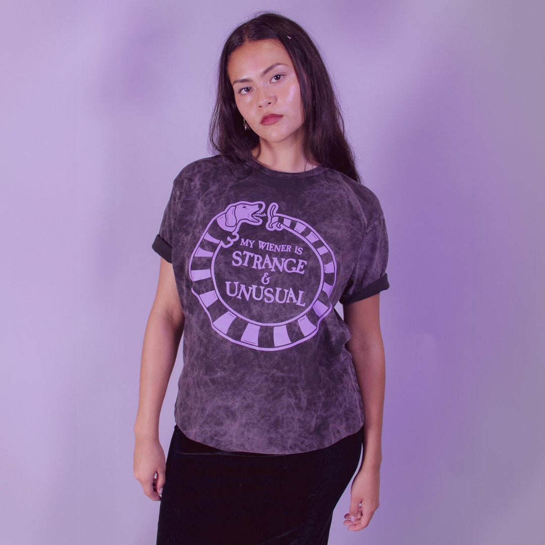 beetleween unisex tee | black mineral wash - bean goods