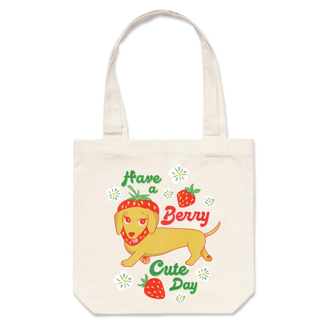 berry cute tote bag - bean goods