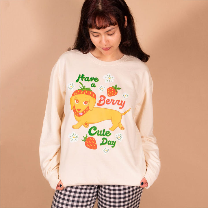 berry cute unisex crew sweatshirt - bean goods