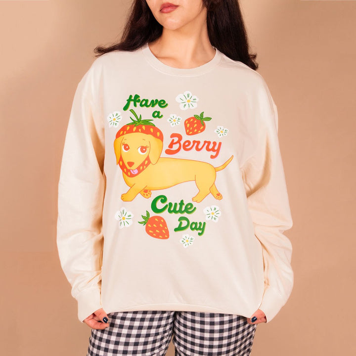 berry cute unisex crew sweatshirt - bean goods